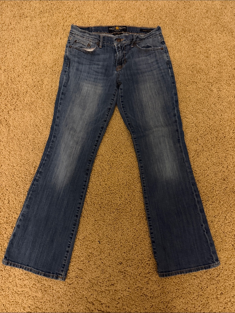 Lucky Brand Medium Blue Flare Jeans size 2